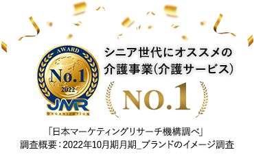 日本マーケティングリサーチ機構調べにてNo.1達成！